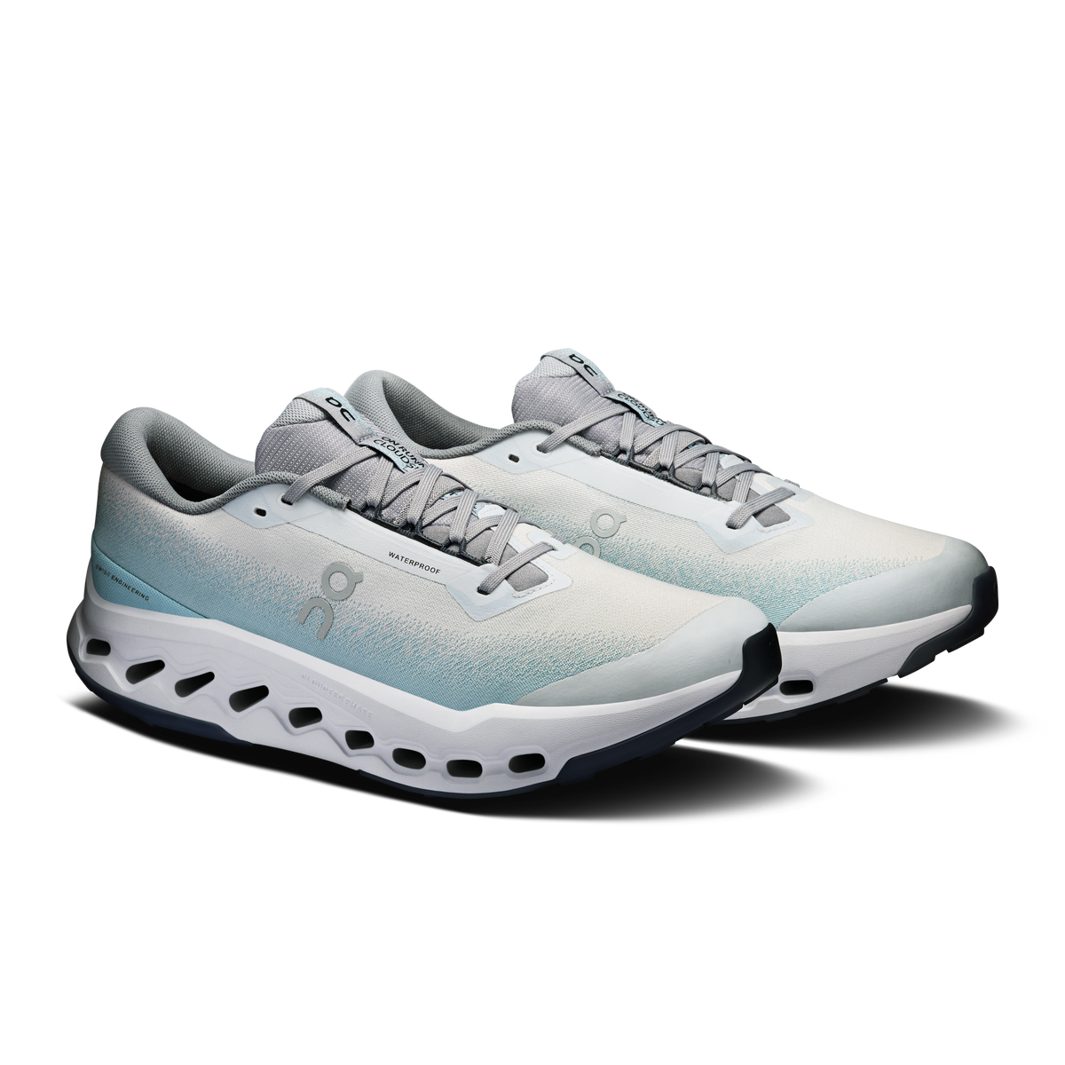 On Running Men's Cloudsurfer Trail 2 Waterproof Shoes - Glacier / Tide - Shopsportive