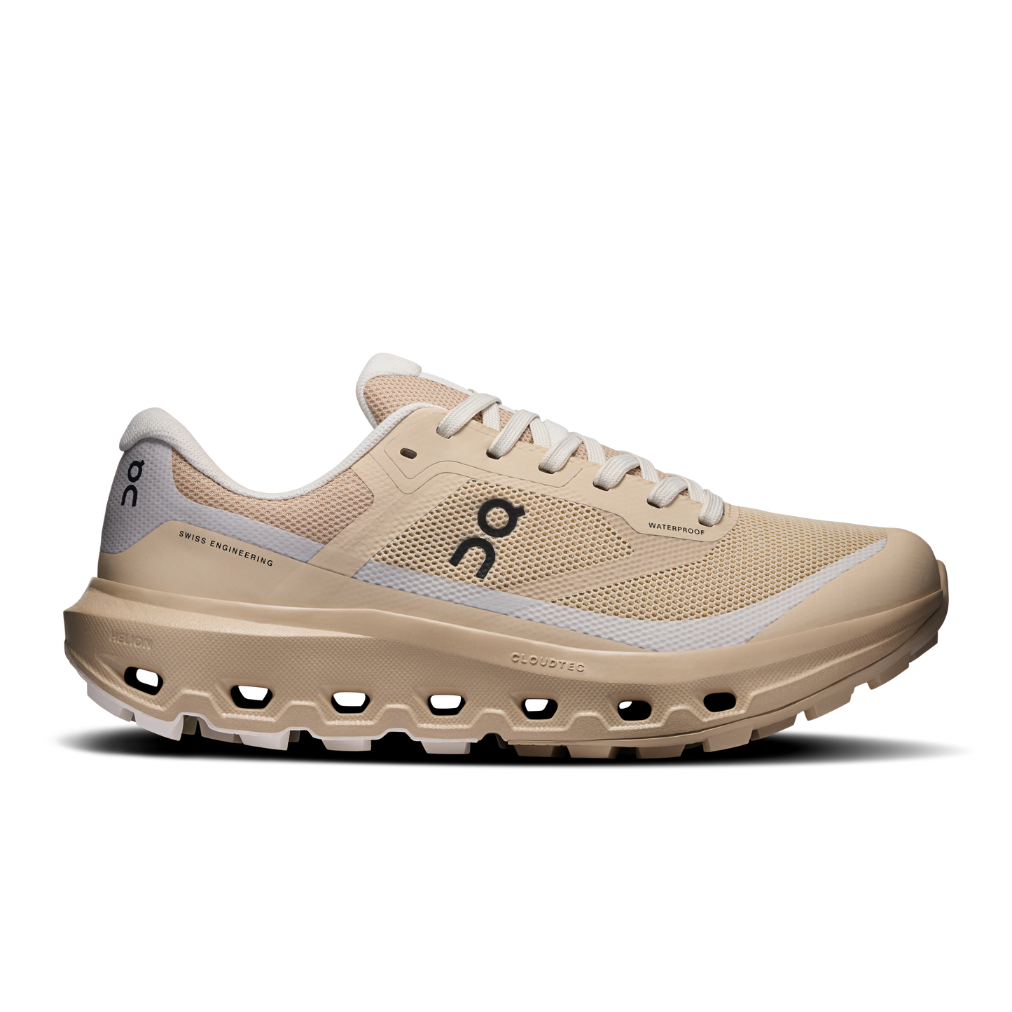 On Running Women's Cloudvista 3 Waterproof Shoes - Sand / Ice