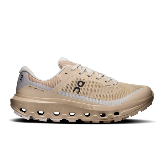 On Running Women's Cloudvista 3 Waterproof Shoes - Sand / Ice