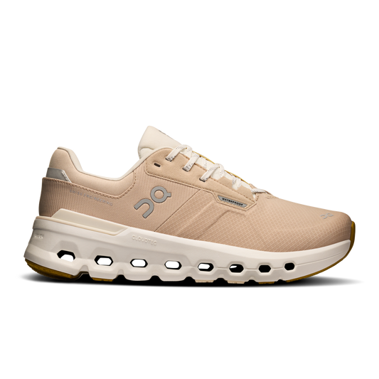 On Running Women's Cloudrunner 2 Waterproof Shoes - Sand / Dew - Shopsportive