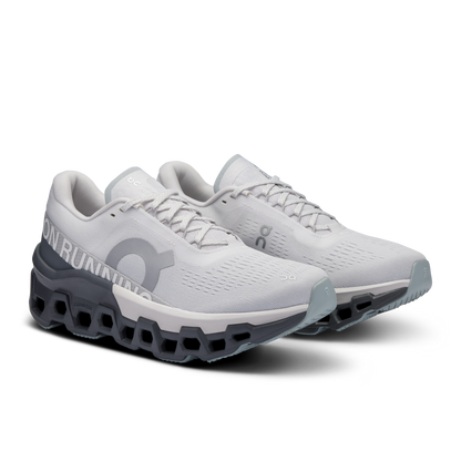 On Running Women's Cloudmonster 2 Shoes - Frost / Rock - Shopsportive