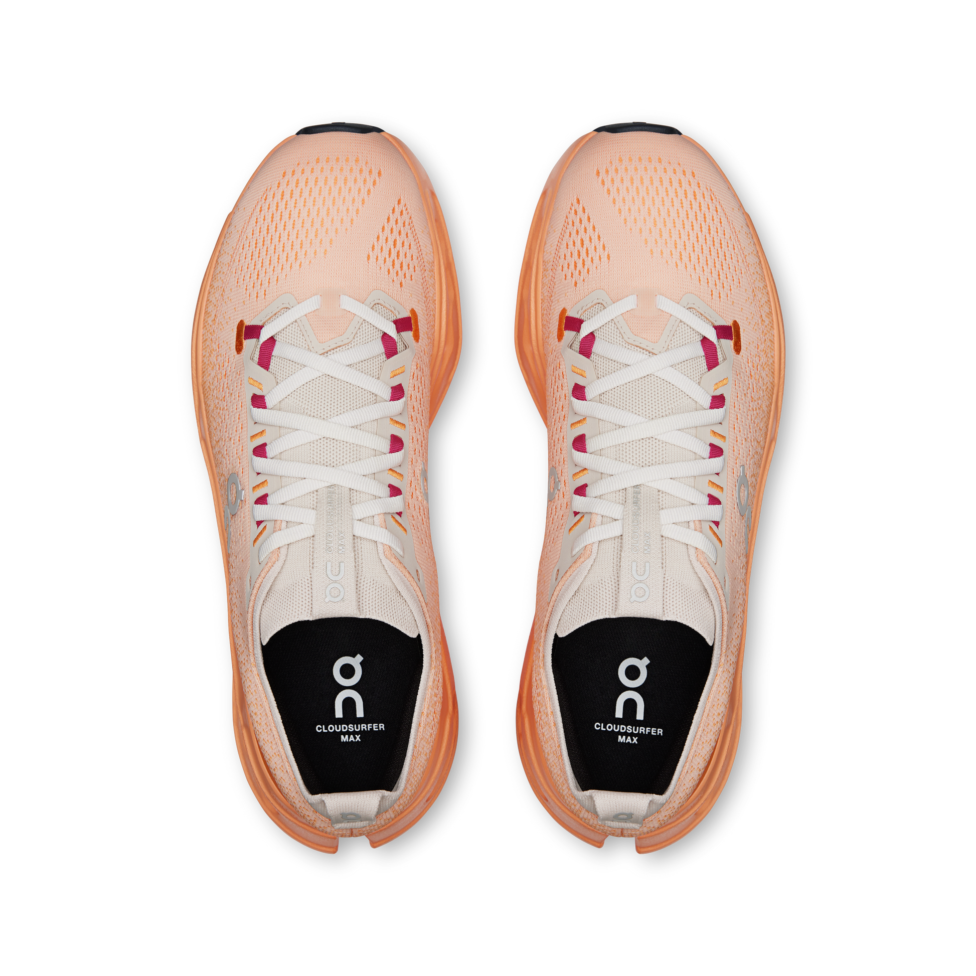 On Running Men's Cloudsurfer Max Shoes - Pearl / Tangerine - Shopsportive