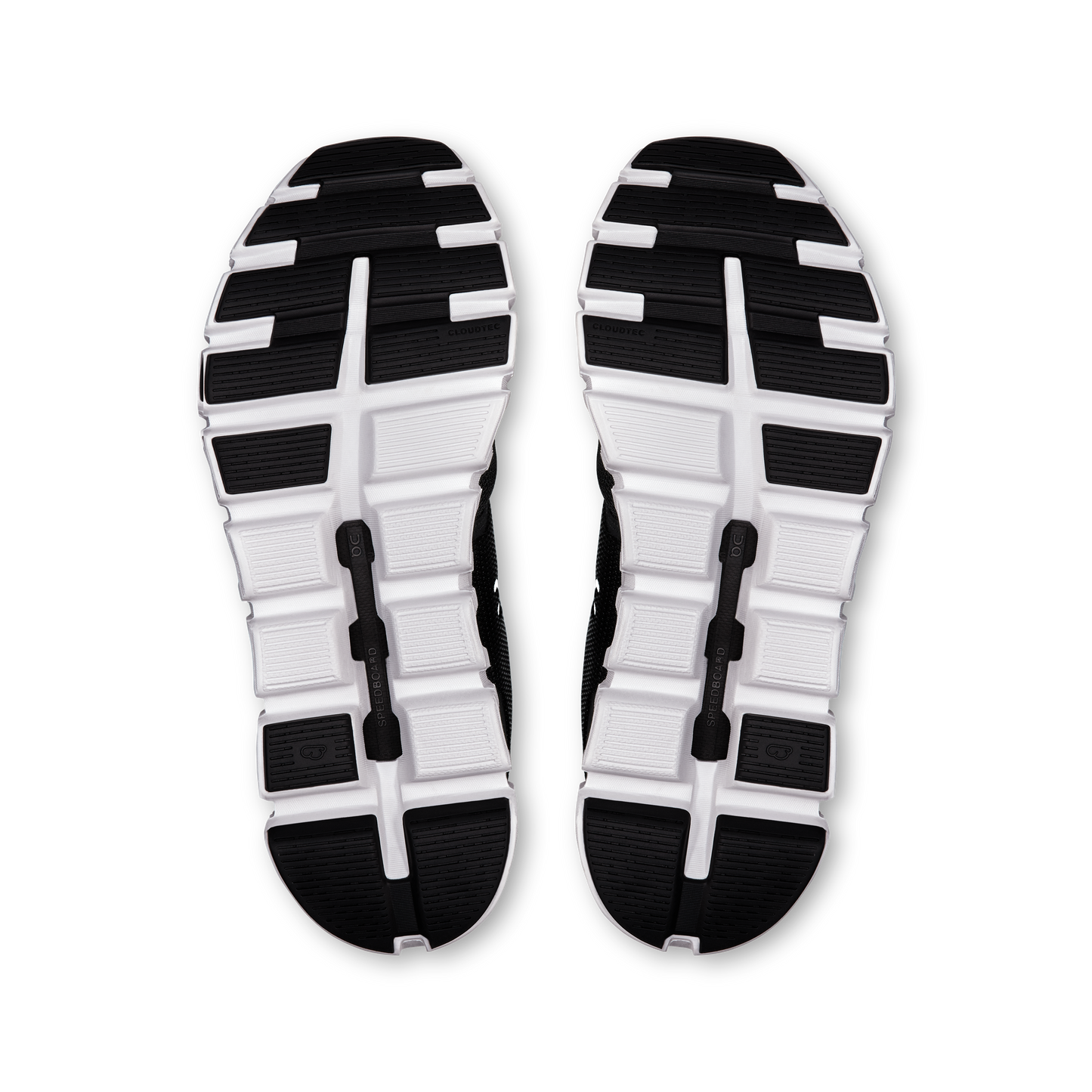 On Running Women's Cloud 6 Wide Shoes - Black / White - Shopsportive