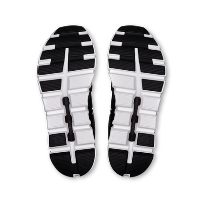 On Running Women's Cloud 6 Wide Shoes - Black / White - Shopsportive
