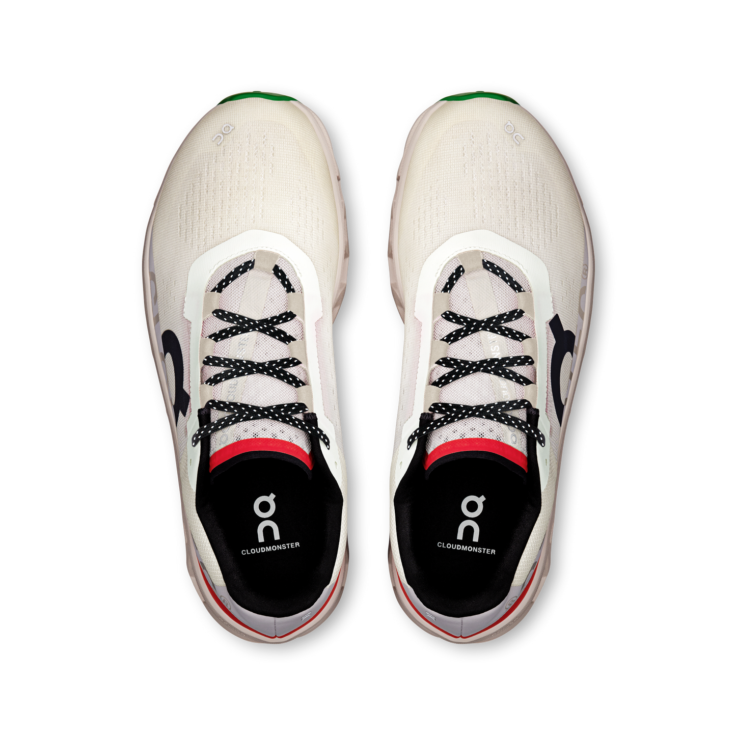 On Running Men's Cloudmonster Shoes - Ivory / Pearl - Shopsportive