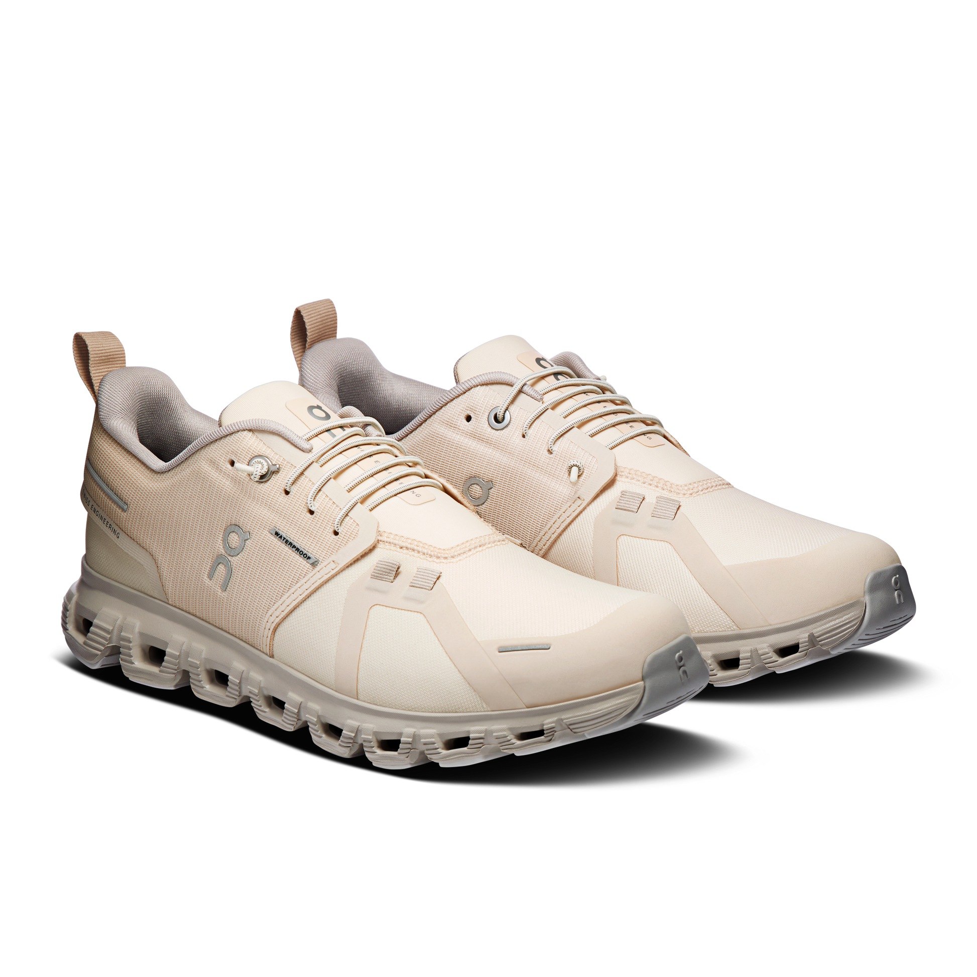 On Running Women's Cloud 6 Waterproof Shoes - Sand / Desert - Shopsportive