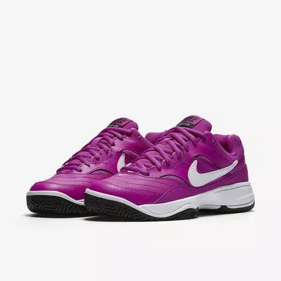 Nike Women's Court Lite Shoes - Black / Hyper Violet - Shopsportive
