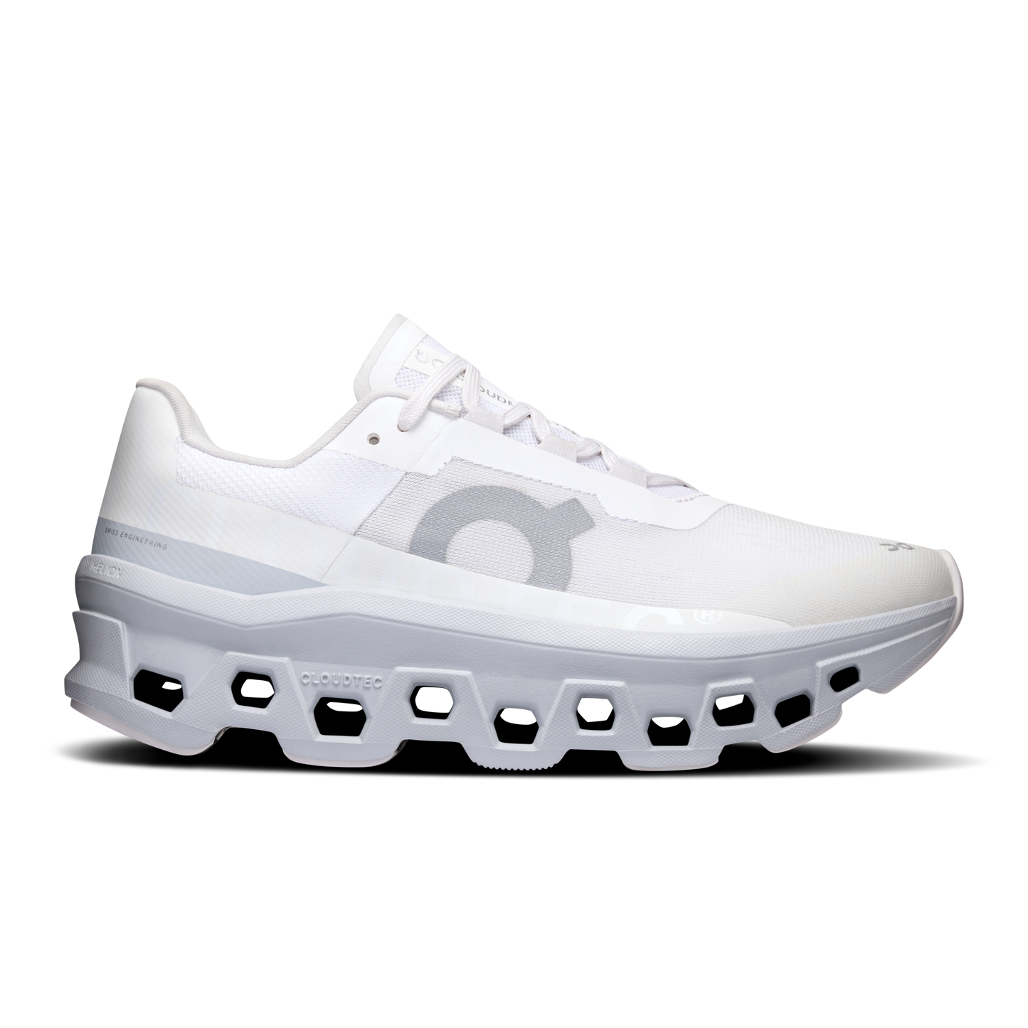 On Running Women's Cloudmonster Shoes - White / Glacier - Shopsportive