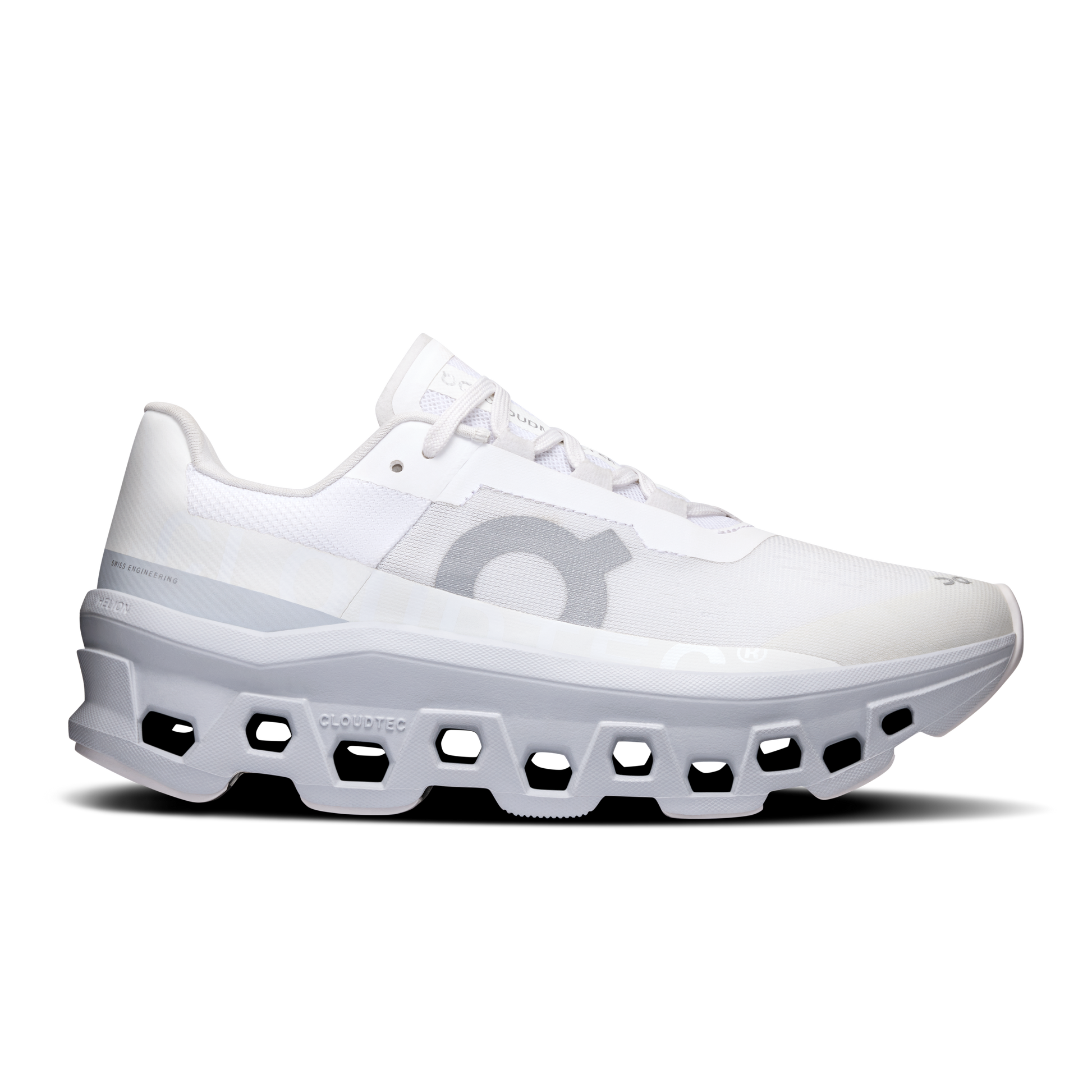 On Running Women's Cloudmonster Shoes - White / Glacier - Shopsportive