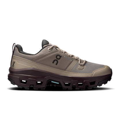 On Running Women's Cloudrock Low Waterproof Shoes - Cinder / Ox - Shopsportive