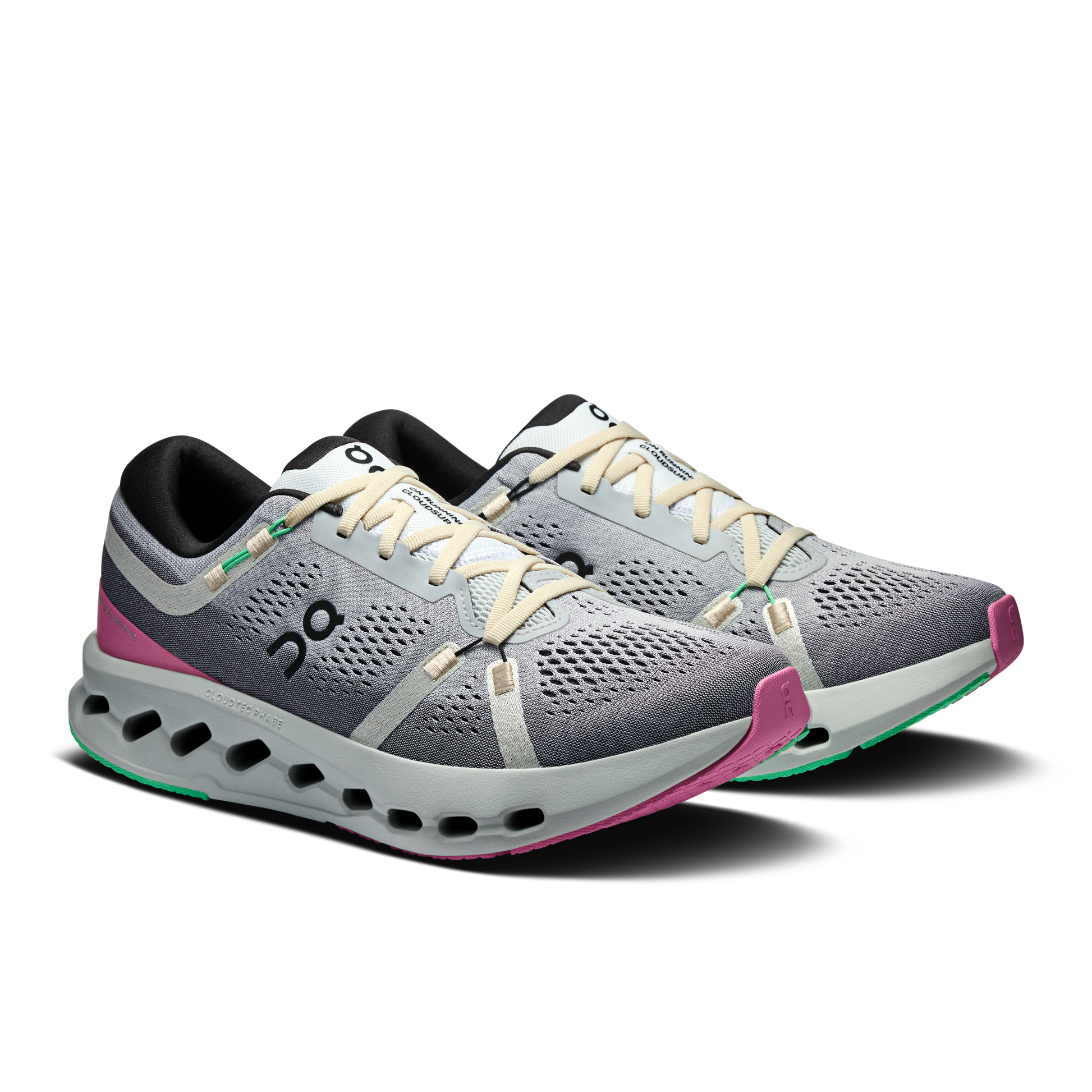 On Running Men's Cloudsurfer 2 Shoes - White / Mineral - Shopsportive