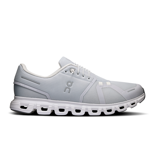 On Running Men's Cloud 6 Shoes - Glacier / White