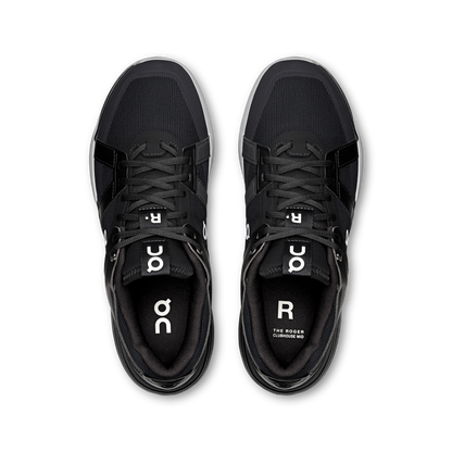 On Running Men's The Roger Clubhouse Pro Shoes - Black / Glacier - Shopsportive