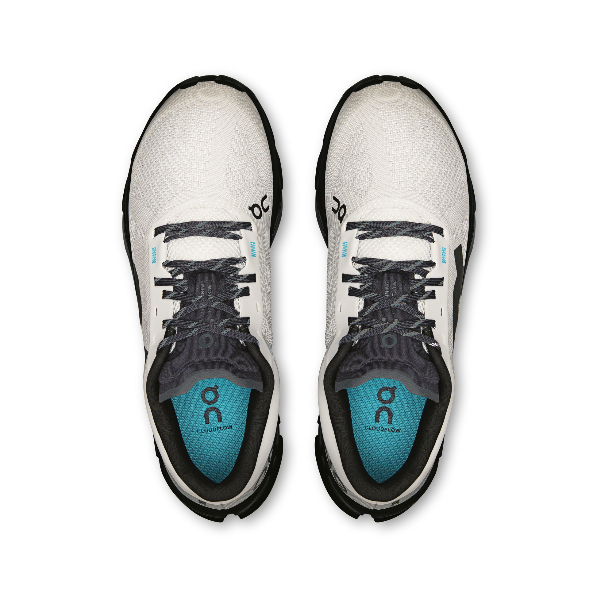 On Running Women's Cloudflow 5 Lumos Shoes - Glacier / Black - Shopsportive