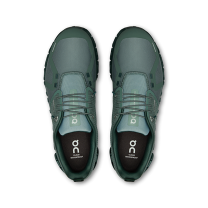 On Running Men's Cloud 6 Waterproof Shoes - Olive / Evergreen - Shopsportive