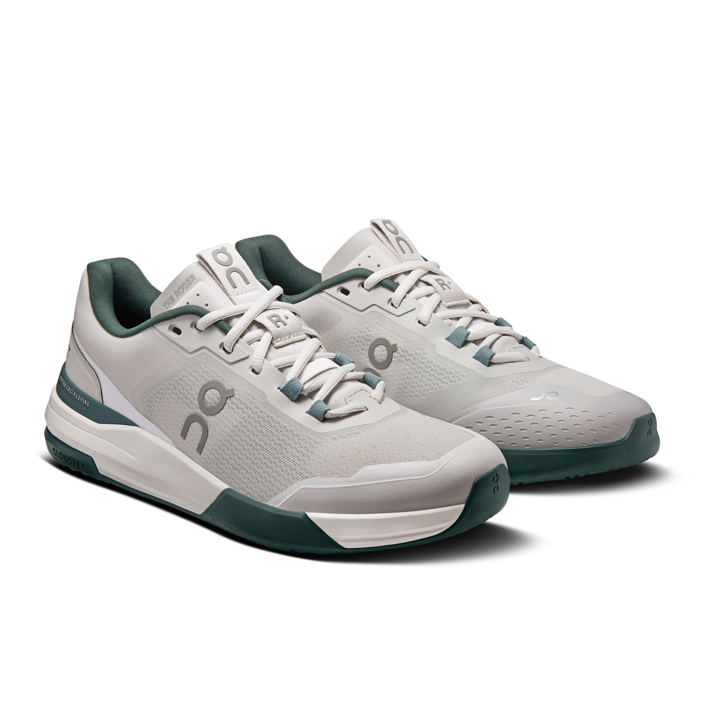 On Running Men's The Roger Advantage Pro Shoes - Frost / Evergreen - Shopsportive