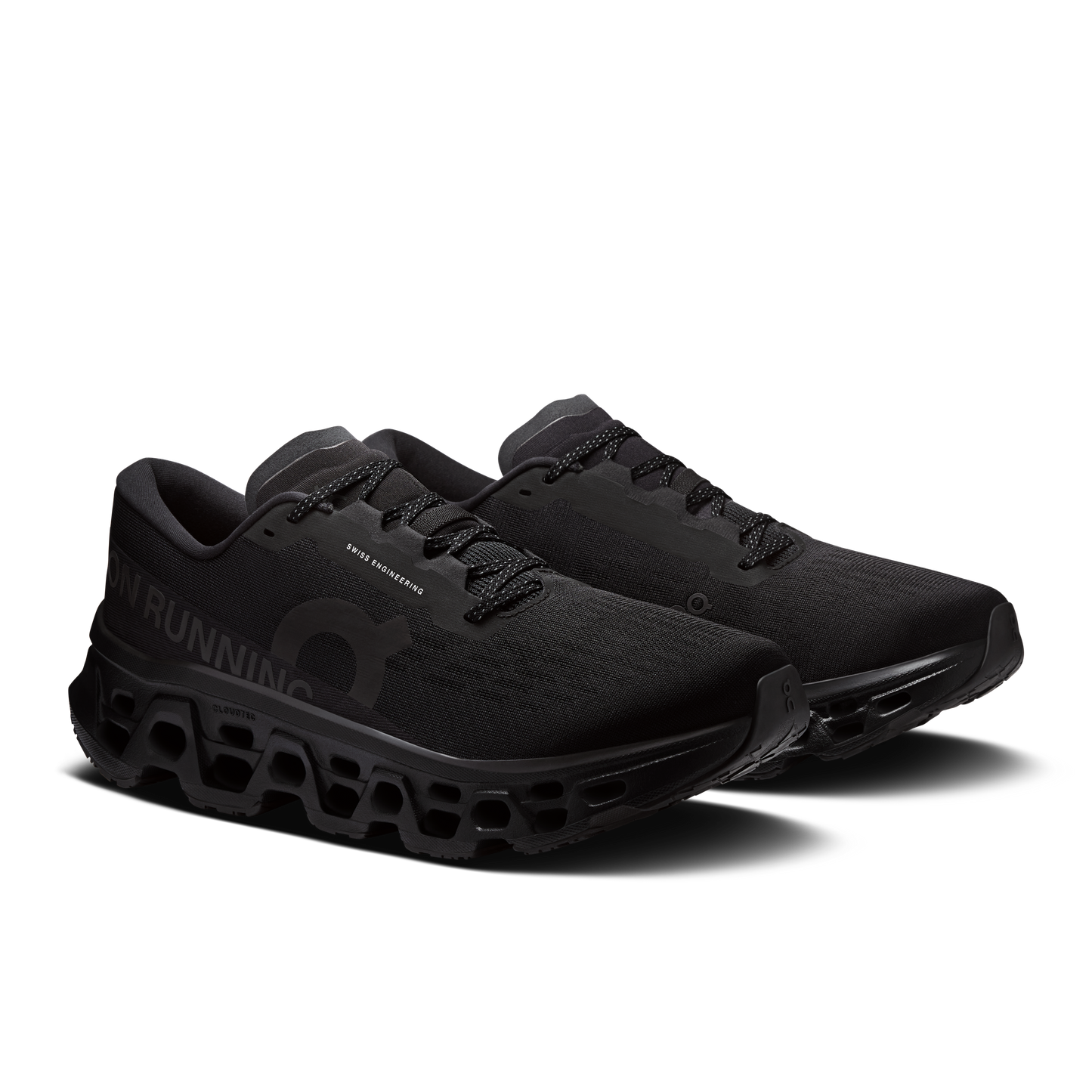 On Running Men's Cloudmonster 3 Wide Shoes - Black / Black - Shopsportive