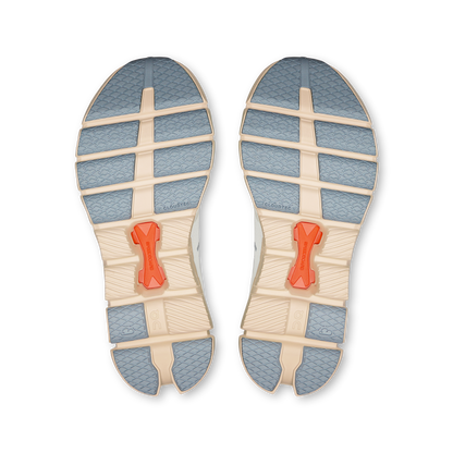 On Running Women's Cloud X 4 Shoes - Ivory / Salmon - Shopsportive