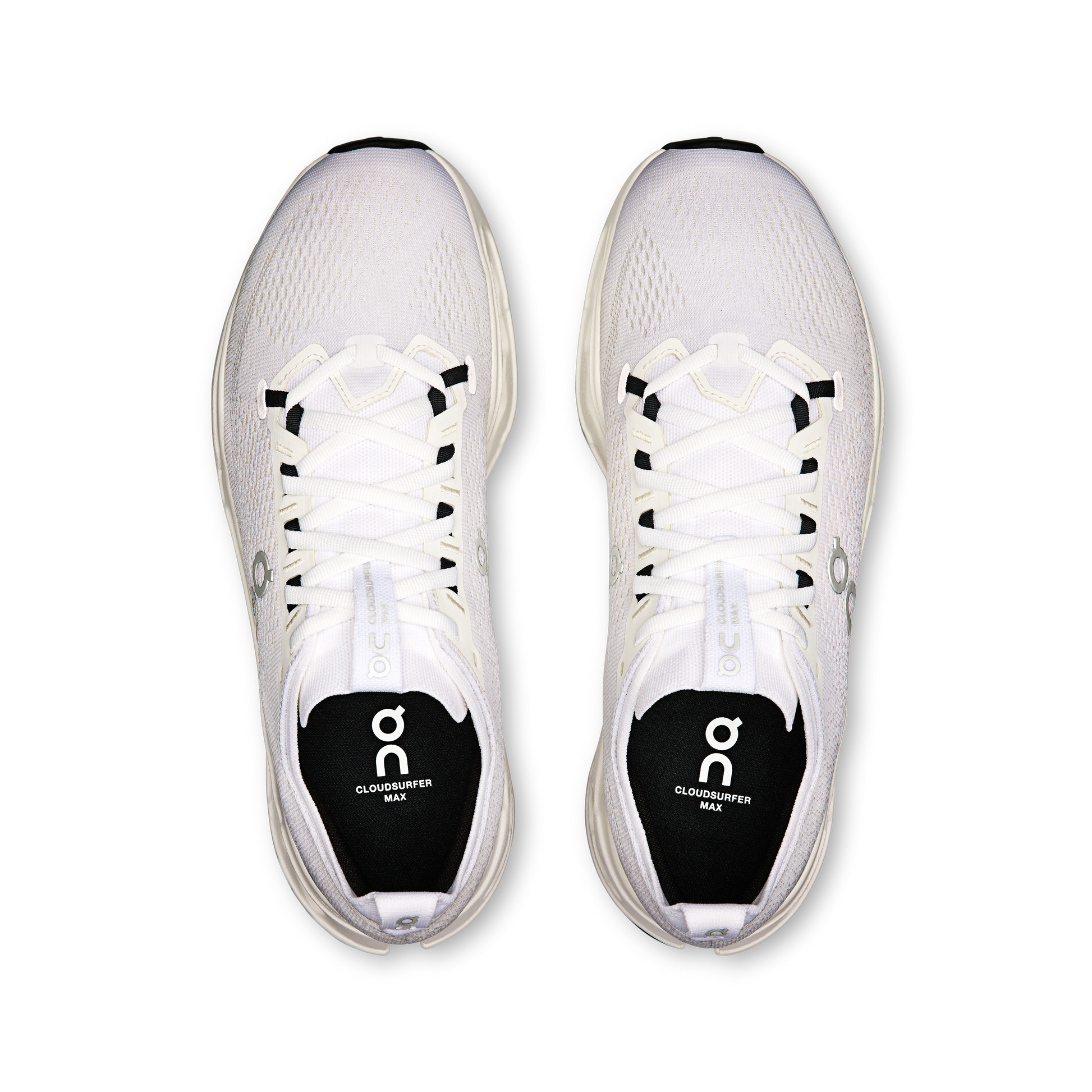 On Running Men's Cloudsurfer Max Shoes - White / White - Shopsportive
