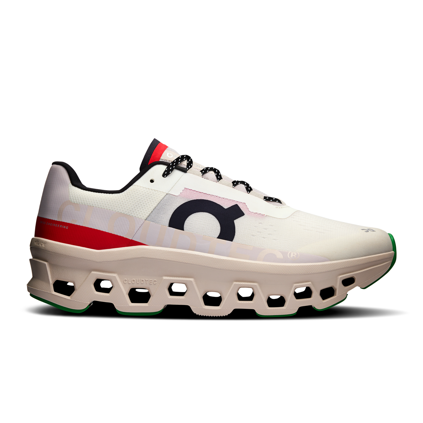On Running Men's Cloudmonster Shoes - Ivory / Pearl - Shopsportive
