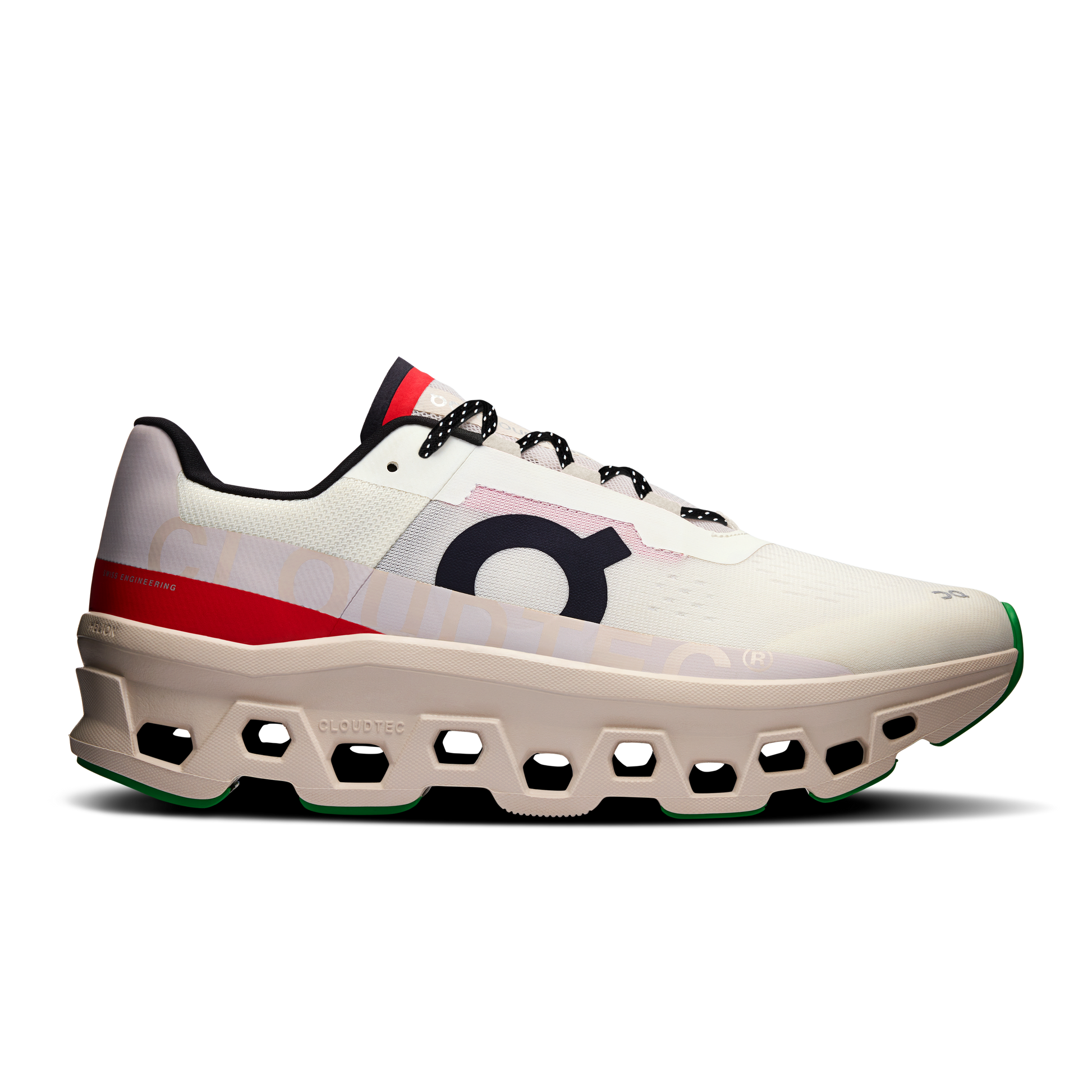 On Running Men's Cloudmonster Shoes - Ivory / Pearl - Shopsportive