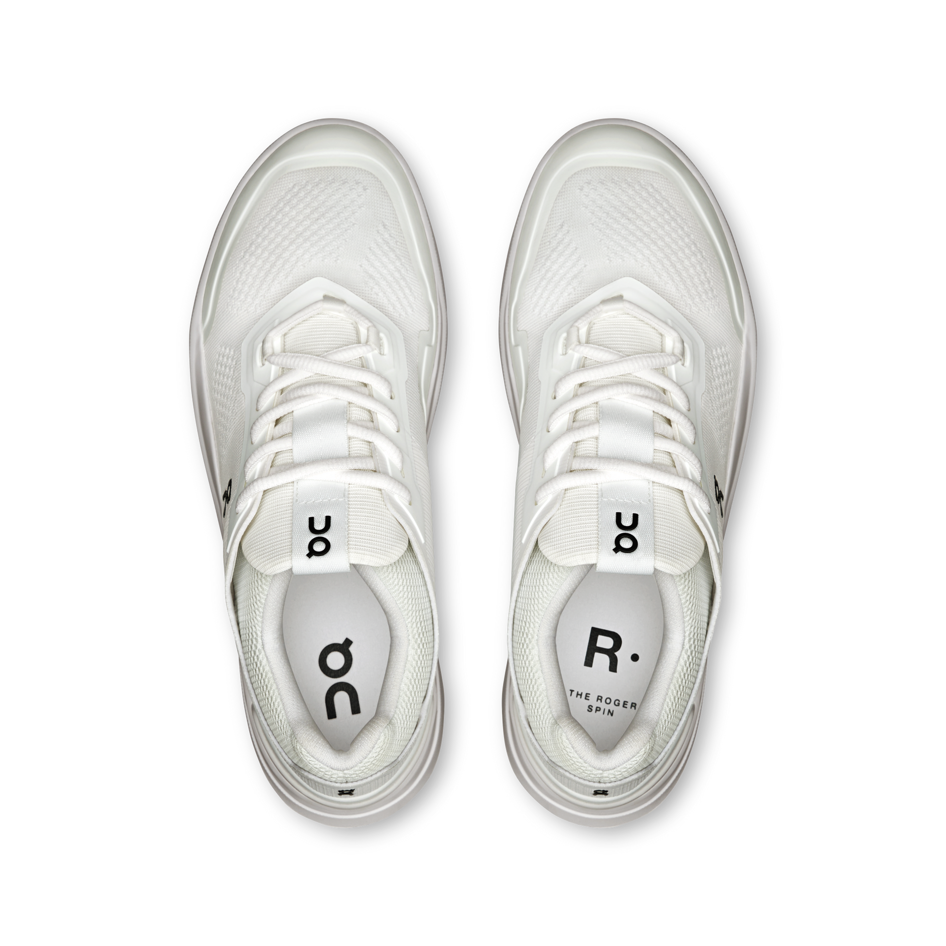 On Running Women's The Roger Spin Shoes - White / Black - Shopsportive