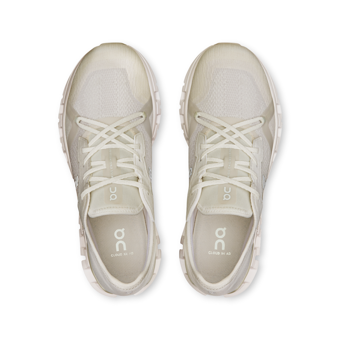 On Running Women's Cloud X 4 Ad Shoes - White / Wolf