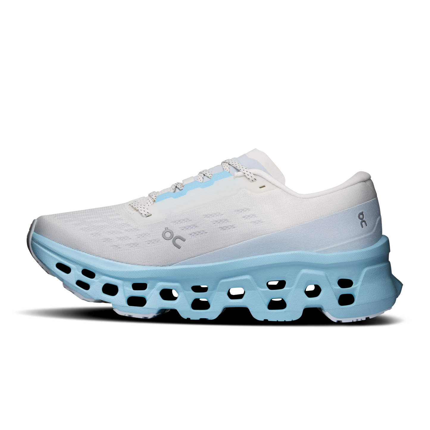 On Running Women's Cloudmonster 3 Shoes - Ivory / Topaz - Shopsportive