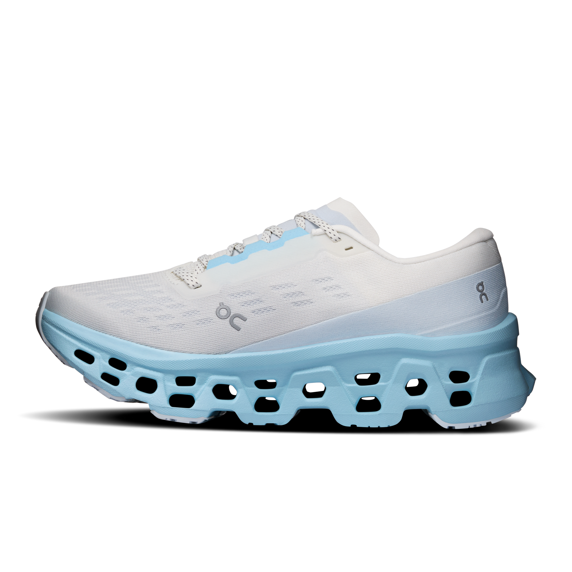 On Running Women's Cloudmonster 3 Shoes - Ivory / Topaz - Shopsportive