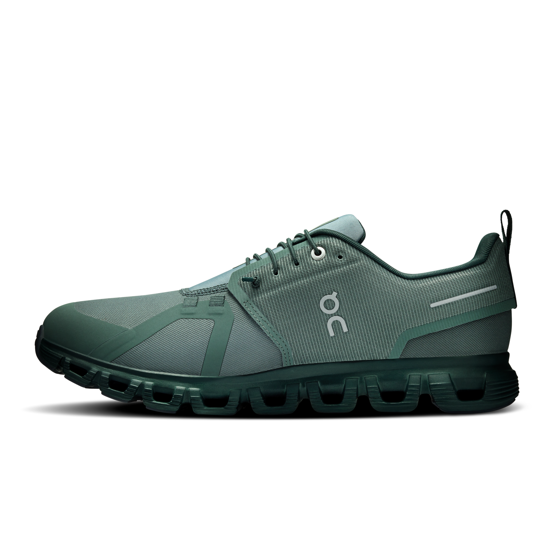On Running Men's Cloud 6 Waterproof Shoes - Olive / Evergreen - Shopsportive