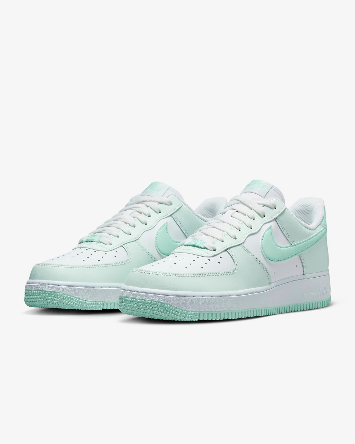 Nike Men's Air Force 1 Low '07 Shoes - Barely Green / White / Mint Foam