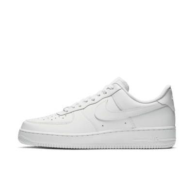 Nike Men s Air Force 1 07 Shoes All White Sportive