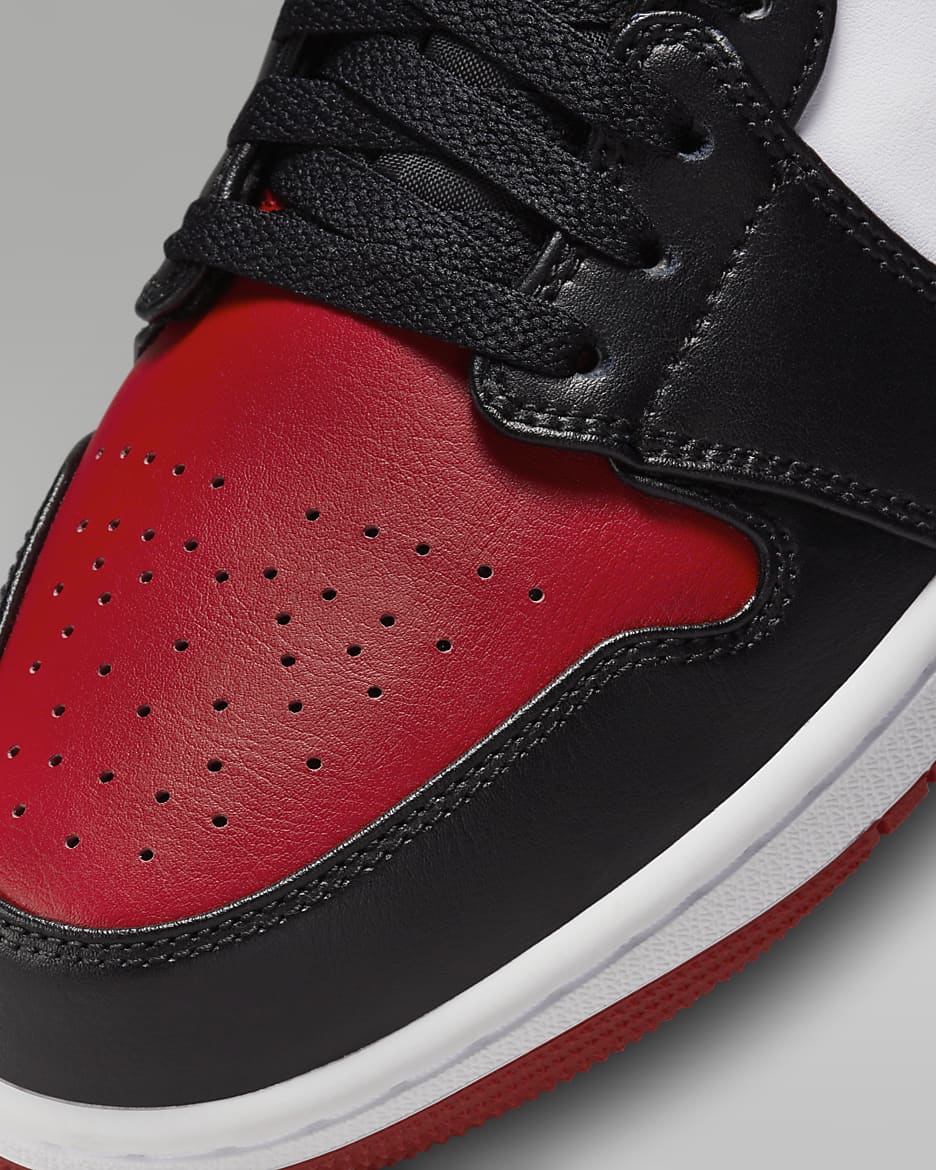 Nike Men's Air Jordan 1 Low Shoes - Varsity Red / White / Black