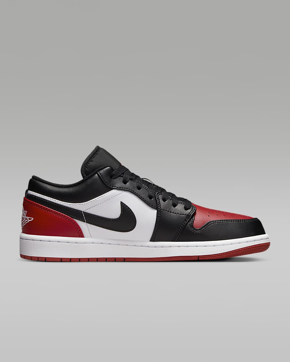 Nike Men's Air Jordan 1 Low Shoes - Varsity Red / White / Black