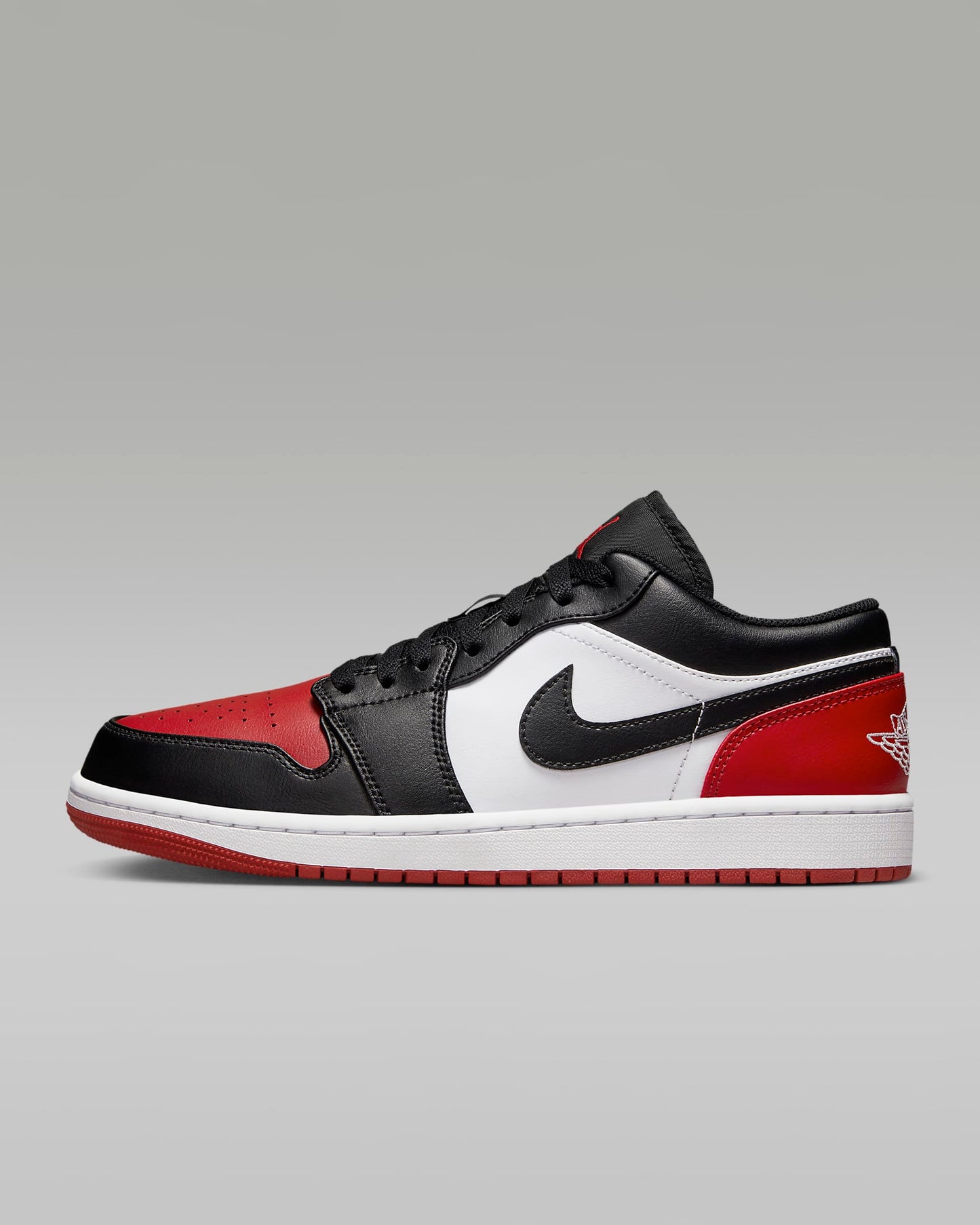 Nike Men's Air Jordan 1 Low Shoes - Varsity Red / White / Black