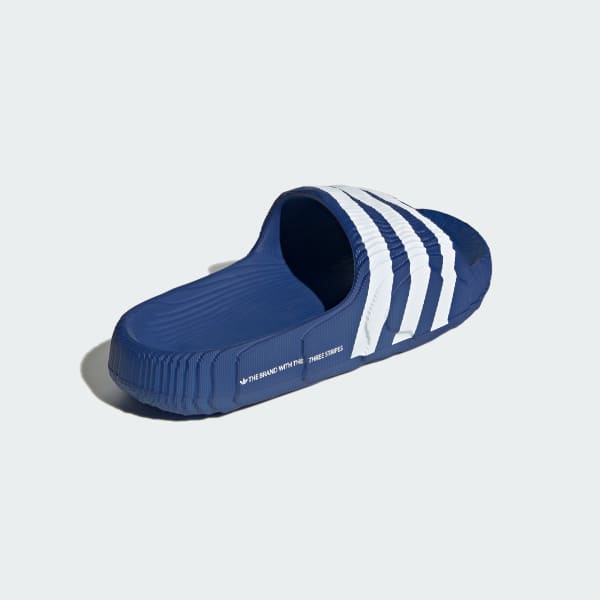 Adidas Men's Adilette 22 Slides - Royal Blue / Cloud White