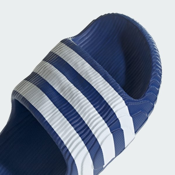 Adidas Men's Adilette 22 Slides - Royal Blue / Cloud White