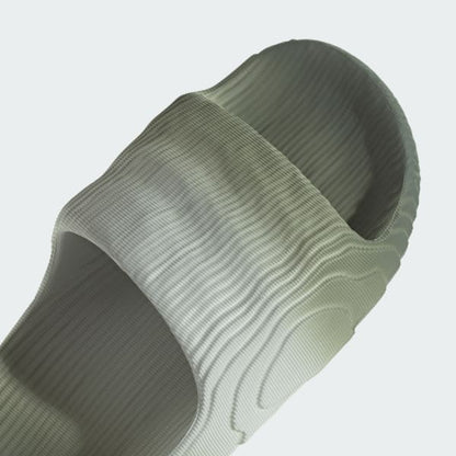 Adidas Men's Adilette 22 Slides - Wonder Silver / Silver Green / Core Black - Shopsportive