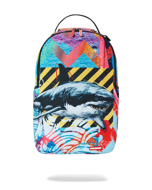 Sprayground Lone Shark Backpack - Blue / Red