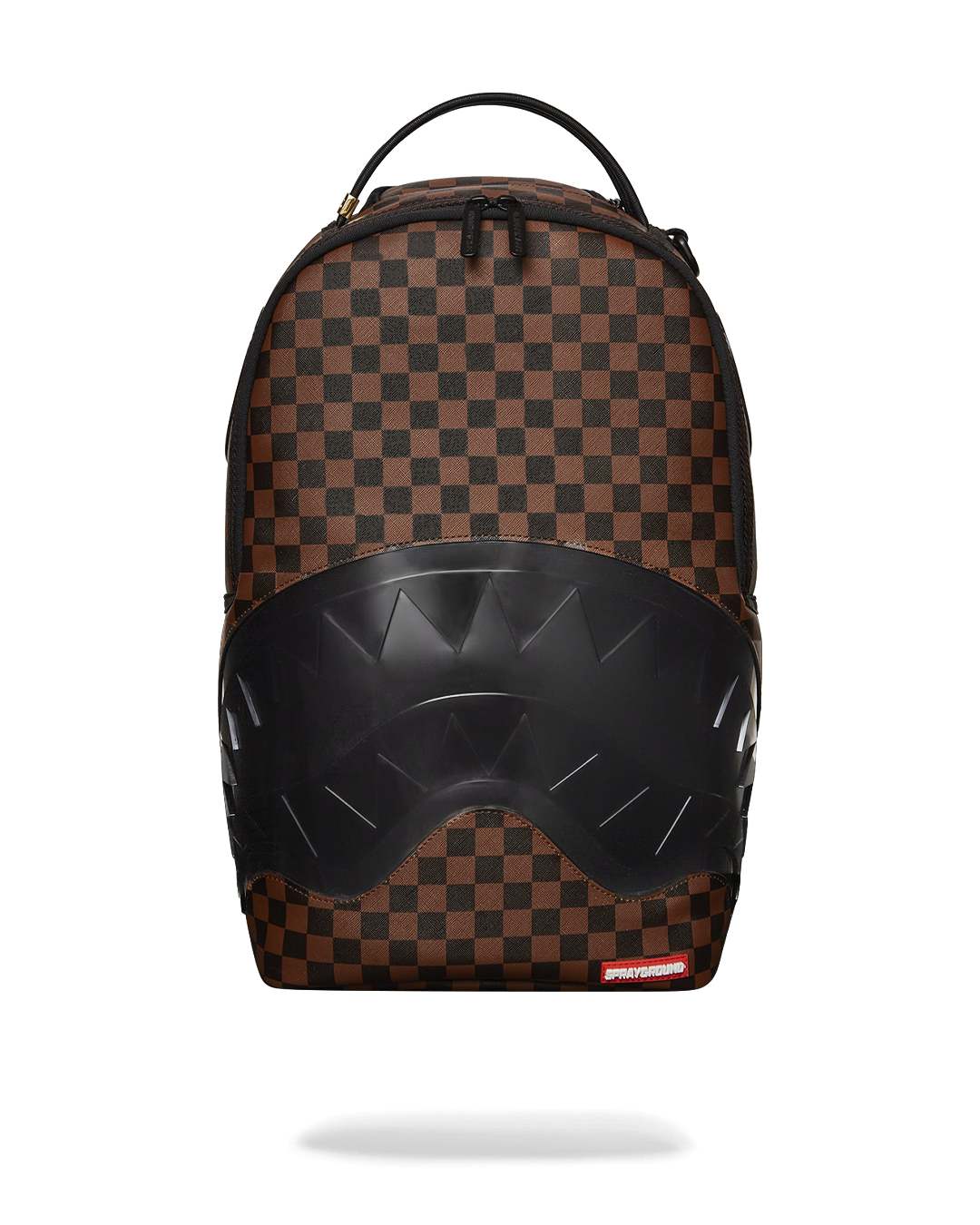 Sprayground Sharks in Paris Clear for Takeoff Backpack - Brown / Black