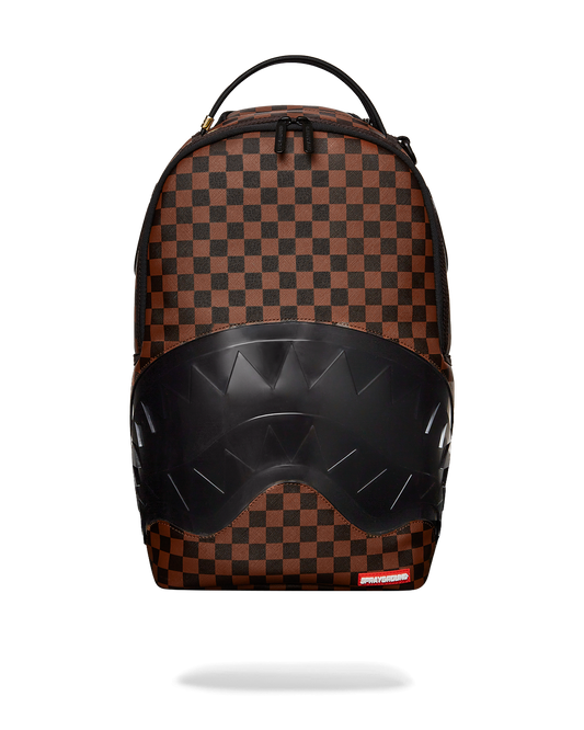 Sprayground Sharks in Paris Clear for Takeoff Backpack - Brown / Black