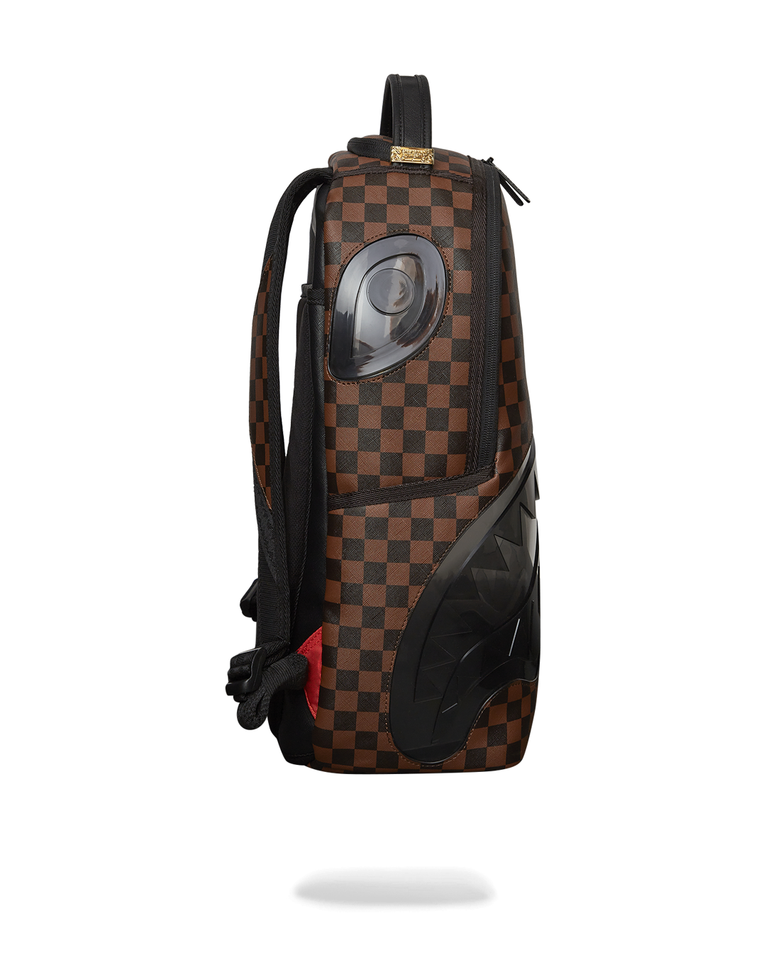 Sprayground Sharks in Paris Clear for Takeoff Backpack - Brown / Black