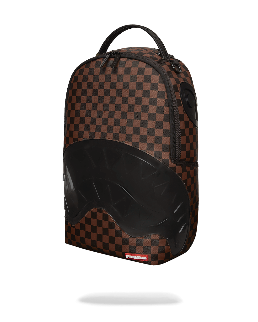 Sprayground Sharks in Paris Clear for Takeoff Backpack - Brown / Black