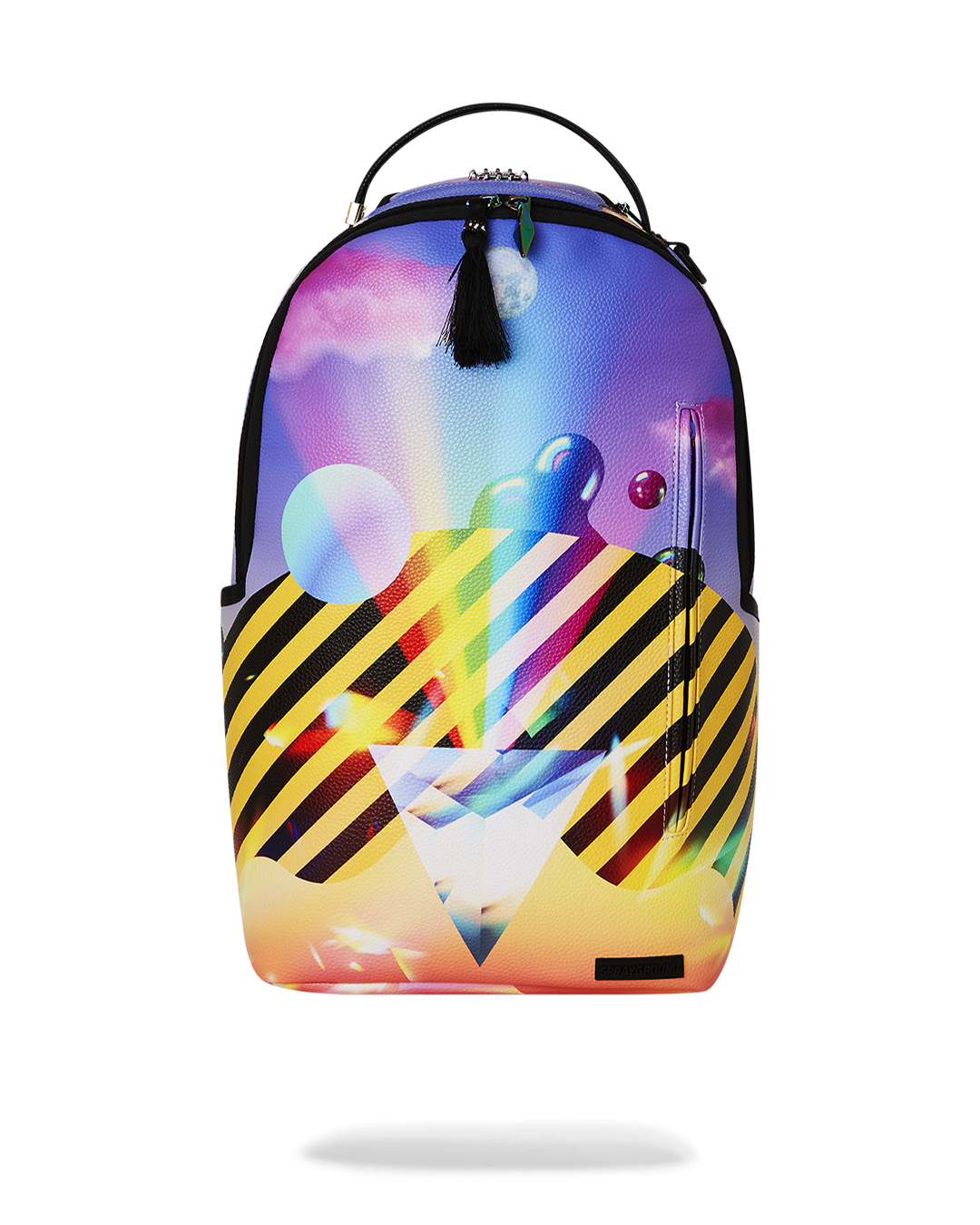 Sprayground A.I. Fractal Visions Backpack - Purple / Orange / Yellow / Blue