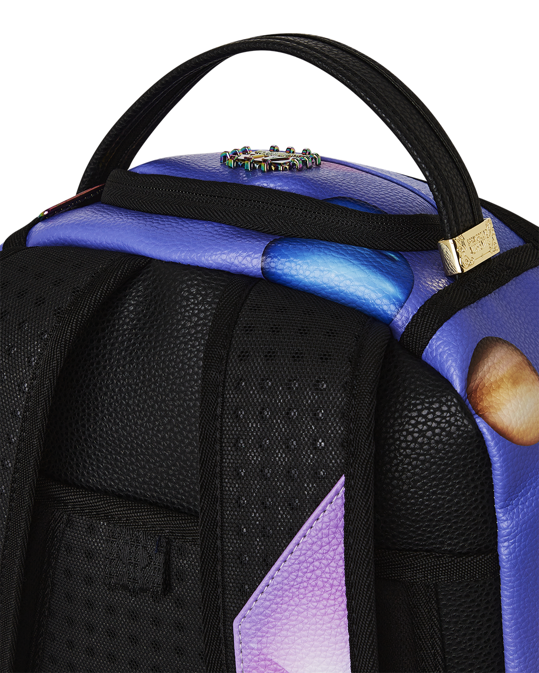 Sprayground A.I. Fractal Visions Backpack - Purple / Orange / Yellow / Blue