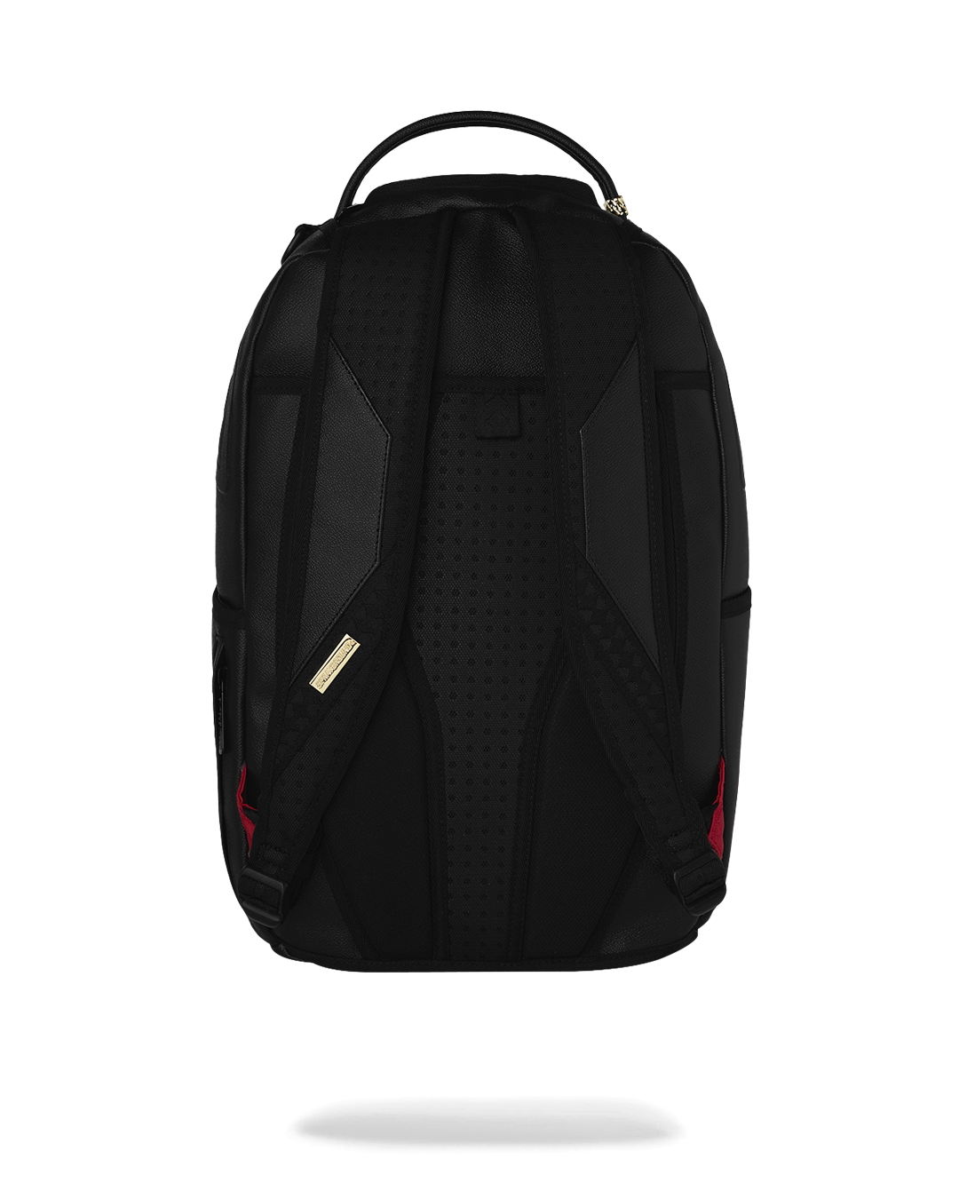 Sprayground Gold Brick Drip Black Backpack Bag - Shopsportive