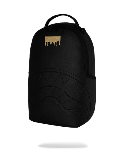 Sprayground Gold Brick Drip Black Backpack Bag - Shopsportive