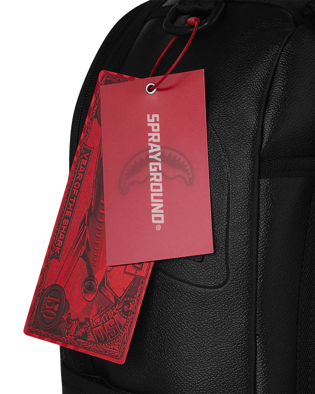 Sprayground Gold Brick Drip Black Backpack Bag - Shopsportive