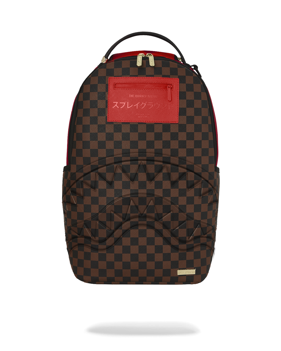 Sprayground Katana Check Boss Backpack Bag - Shopsportive