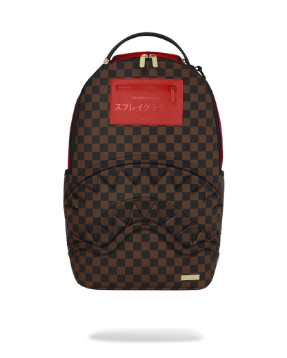 Sprayground Katana Check Boss Backpack Bag - Shopsportive